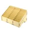 ORGANIZADOR DE MADERA DE 24 COMPARTIMENTOS