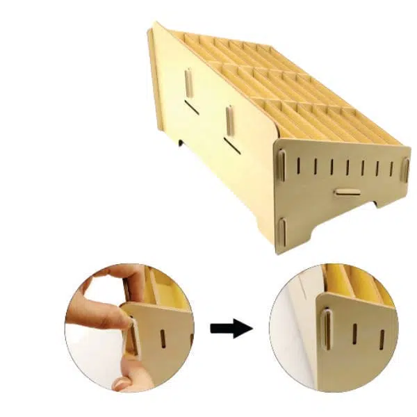 Organizador de madera de 24 compartimentos SS-001B Sunshine - Imagen 3