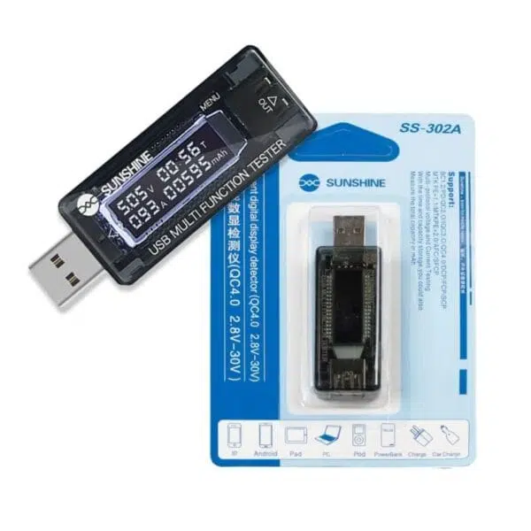 Voltímetro Digital USB SS-302A Sunshine - Imagen 2