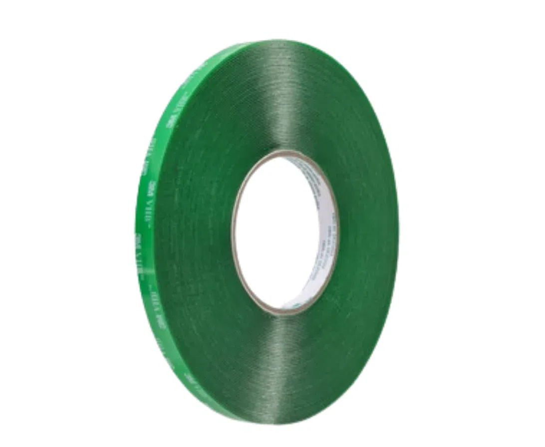 CINTA VERDE 3M DOBLE CONTACTO 5MM