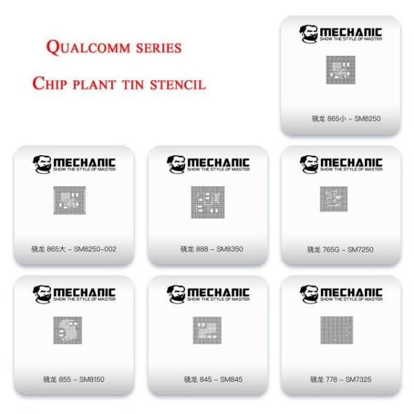 STENCIL CHIP STEEL QUALCOMM IC