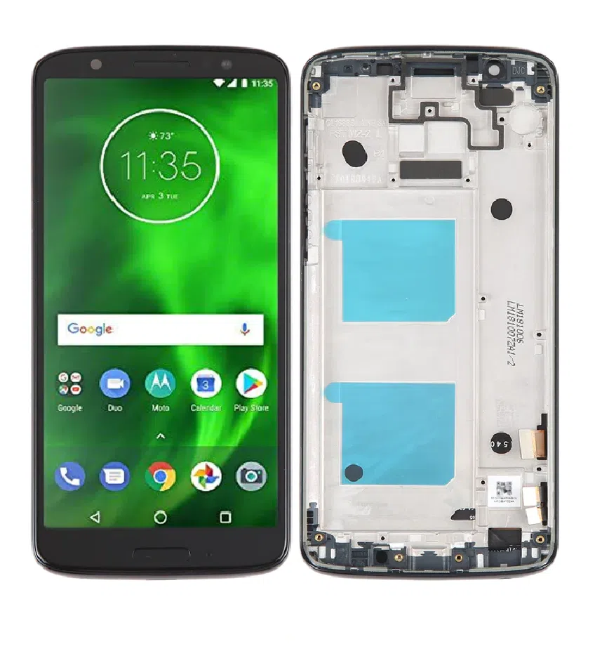 Pantalla Motorola G6 con marco