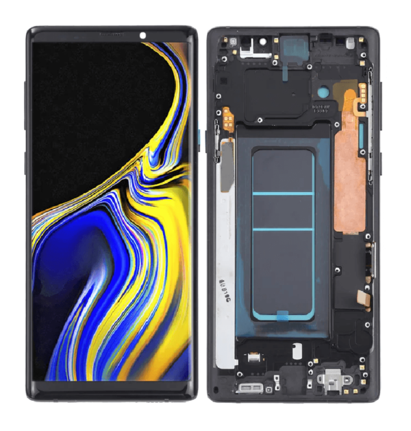 Pantalla Samsung Note 9 con marco