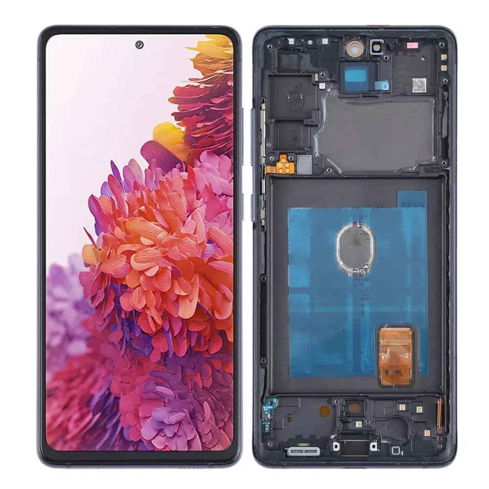 Pantalla Samsung S20 Fe con marco, original de maquina