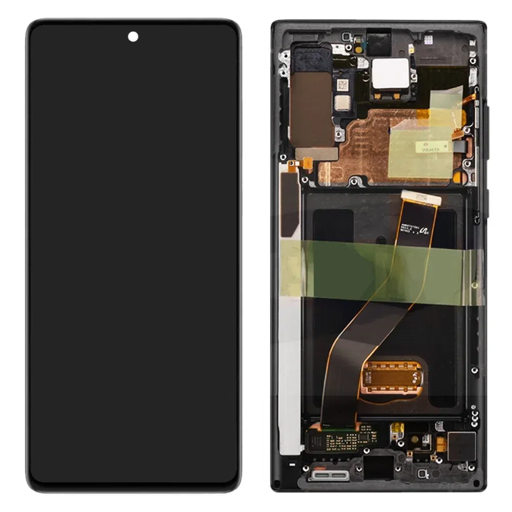 Pantalla Samsung Note 10 Plus con marco, Original de maquina