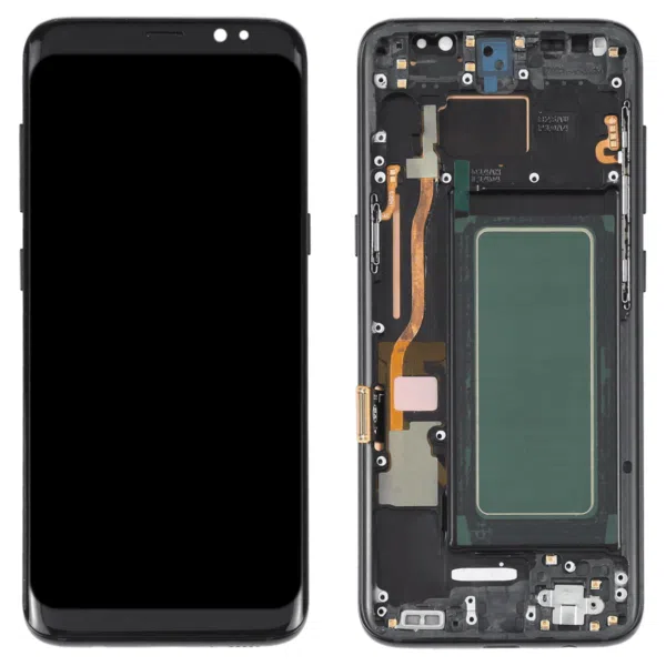 Pantalla Samsung S8 con marco