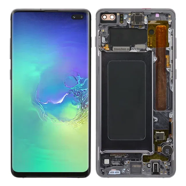 Pantalla Samsung S10 Plus con marco