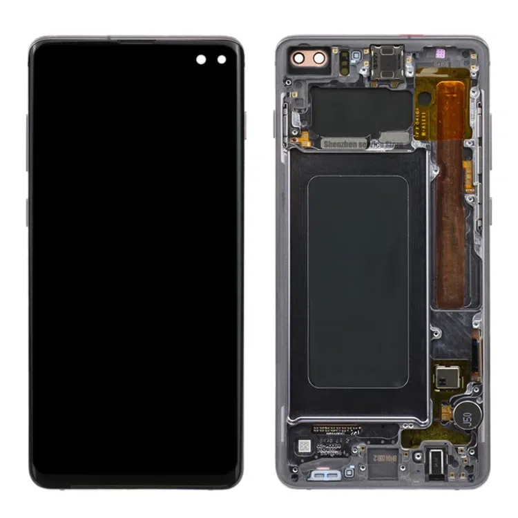 Pantalla Samsung S10 Plus con marco