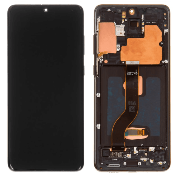 Pantalla Samsung S20 plus con marco