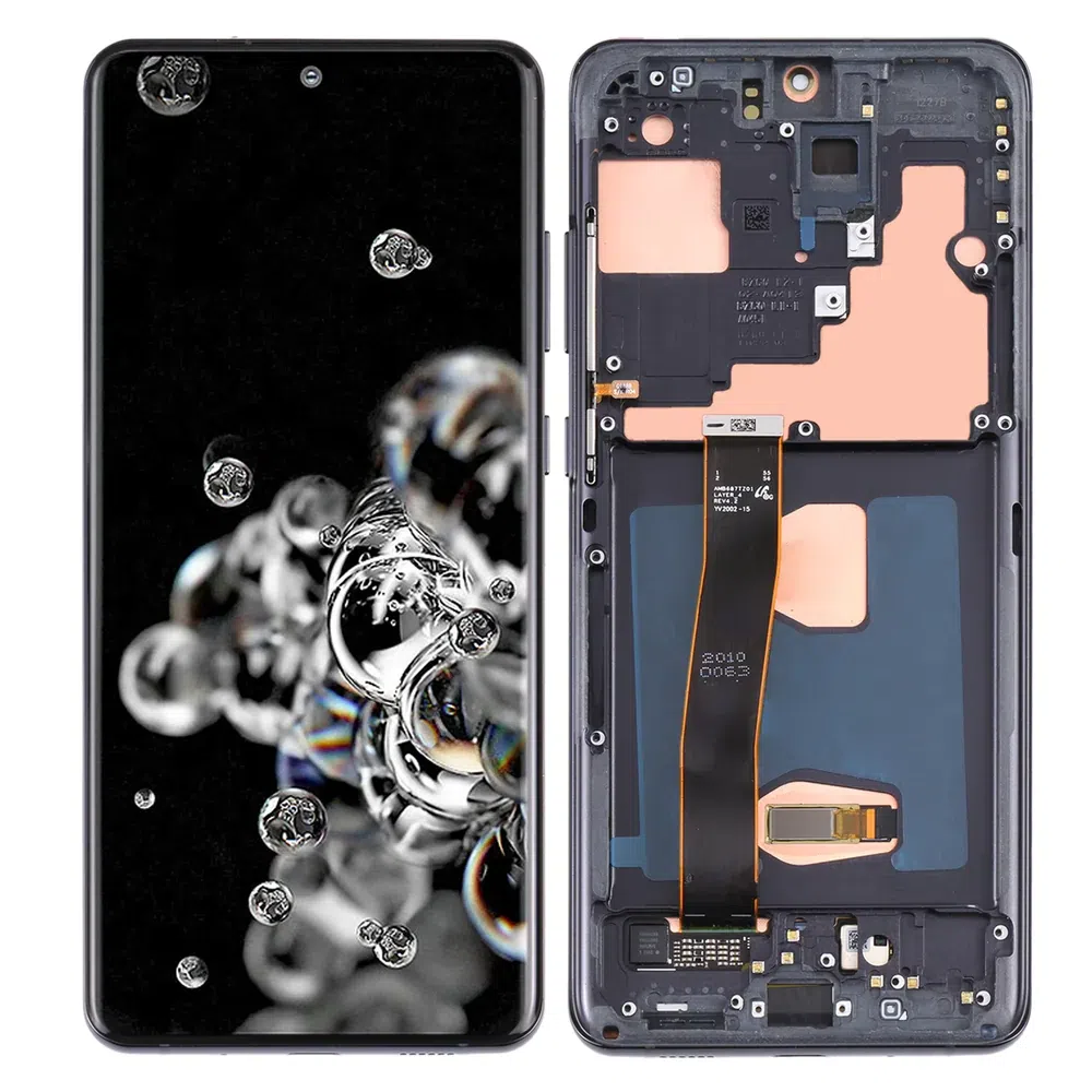 Pantalla Samsung S20 Ultra con marco