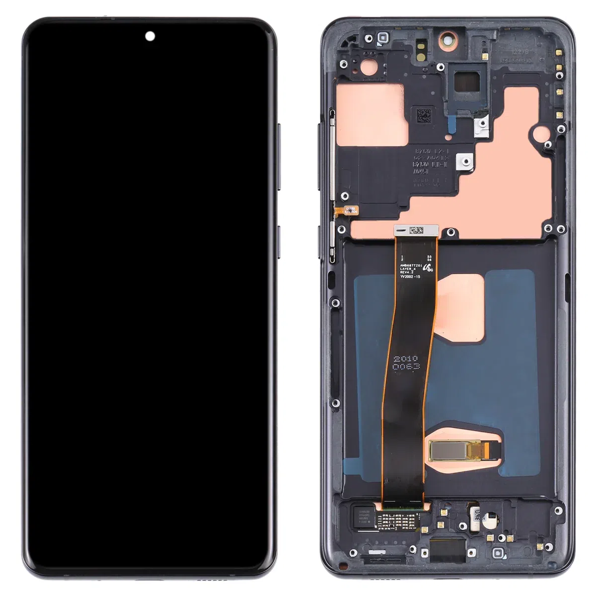 Pantalla Samsung S20 Ultra con marco