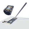 Pinza Recta de Titanio Morado Ti21 2UUL