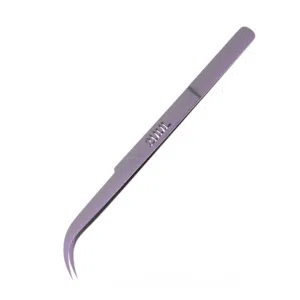 Pinza Curva de Titanio Morado Ti22 2UUL