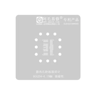 Stencil para Memorias BGA254 0.15mm Amaoe