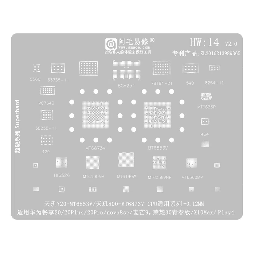 Stencil de Cpu y Ram HW 14 Amaoe
