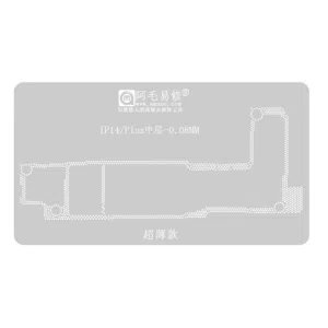 Stencil Interposer para iPhone 14 / Plus de 0.08mm Amaoe