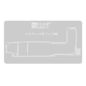 Stencil Interposer para iPhone 14 / Plus de 0.10mm Amaoe