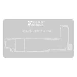Stencil Interposer para iPhone 14 / Plus de 0.12mm Amaoe