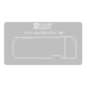 Stencil Interposer para iPhone 15 Pro / Max de 0.12mm Amaoe (Us Version)