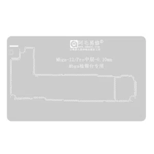 Stencil Interposer para iPhone 12 / Pro de 0.10mm Amaoe
