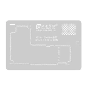 Stencil Interposer para iPhone 12 Pro Max de 0.12mm MFix Amaoe