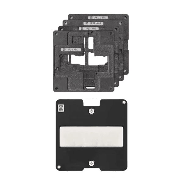 Plataforma de Reballing Stencil Interposer para iPhone X - 16PM iBGA Amaoe