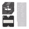 Plataforma de Reballing Stencil Interposer para iPhone X - 16PM iBGA Amaoe