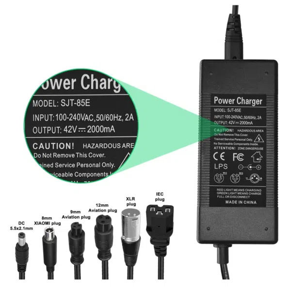 Cargador Universal de Iones de Litio 48V Eaoenls