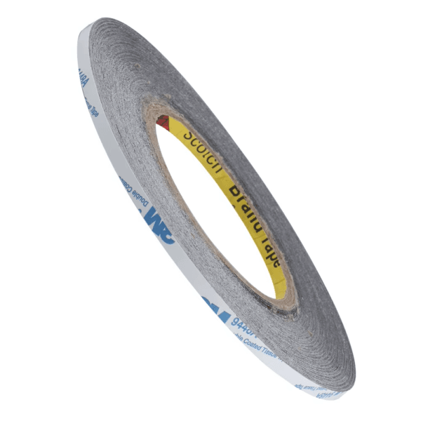 Cinta Negra 3M Doble Contacto 2mm