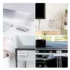 Organizador de Cables tipo clip Autoadhesivo