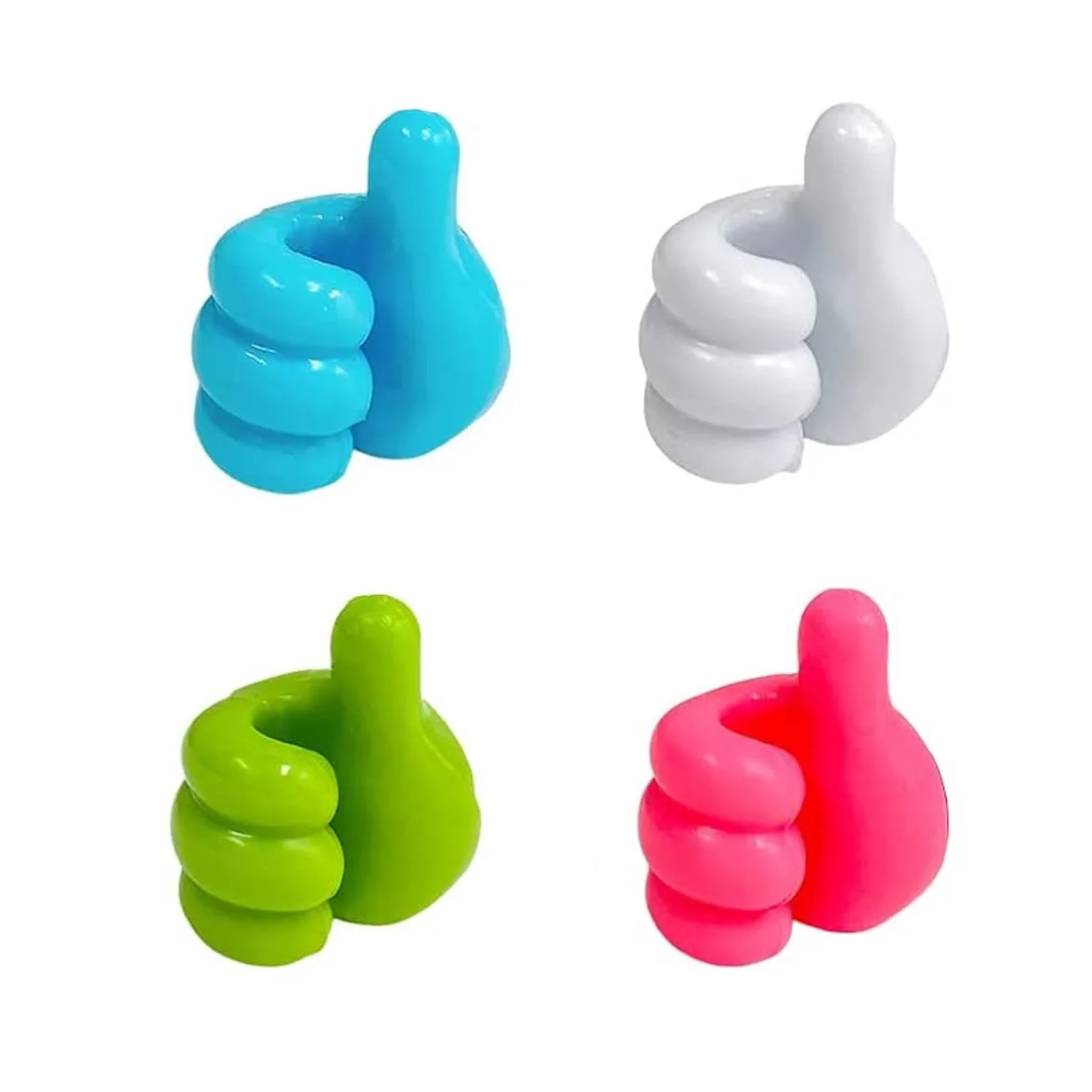 Organizador de Cables en forma de Pulgar Autoadhesivo