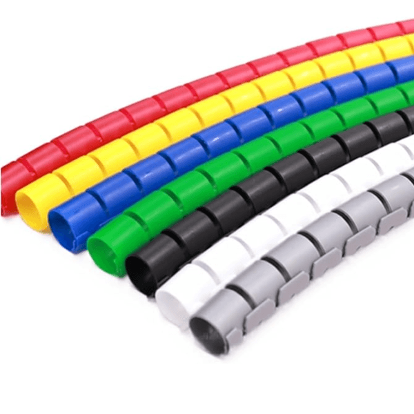 Organizador de Cables en forma de Espiral
