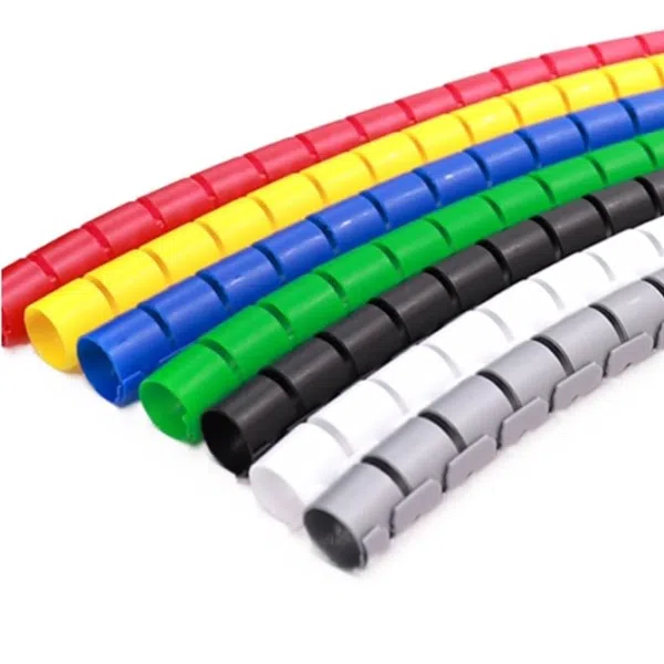 Organizador de Cables en forma de Espiral