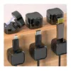 Organizador de Cables tipo clip Imantado