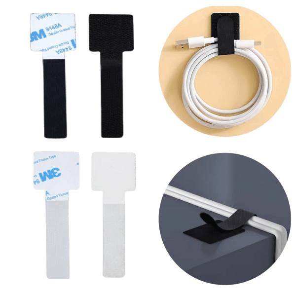 Organizador de Cables Reutilizable con Velcro