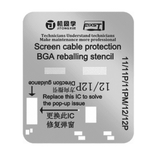 Stencil IC para Reballing y Pulido de Pantallas JTX 11-12P
