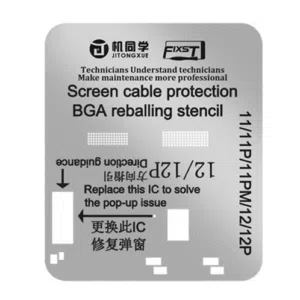 Stencil IC para Reballing y Pulido de Pantallas JTX 11-12P