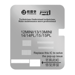 Stencil IC para Reballing y Pulido de Pantallas JTX 12mini-15pl