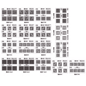 Stencil de Mascara UV para CPU Qualcomm GS-01 JTX