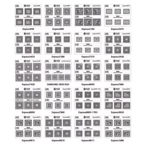 Stencil de Mascara UV para CPU Samsung GS-01 JTX