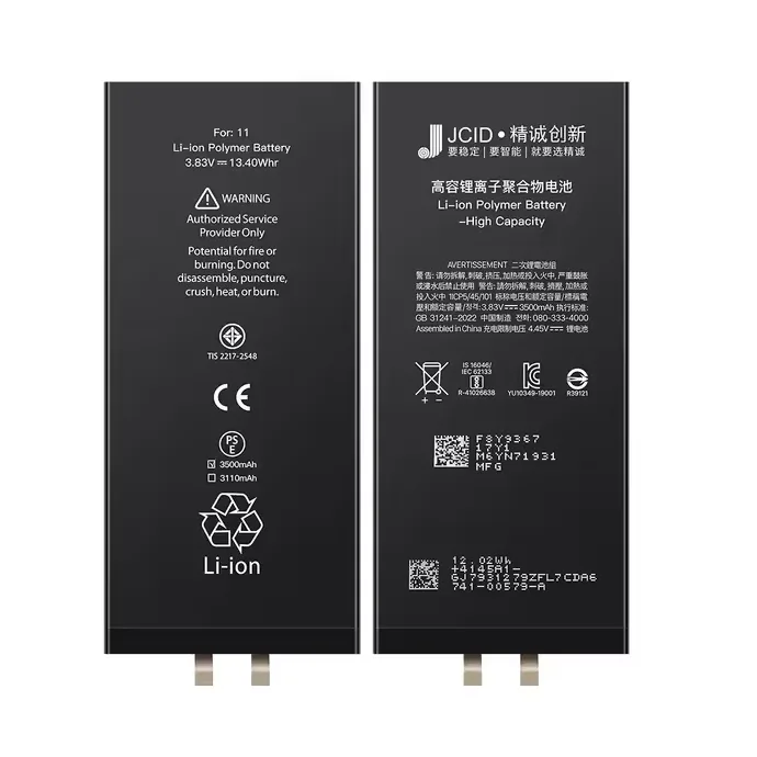 11sinflex-1-itouchperu Batería para iPhone 11 High Capacity 3500 mAh sin flex JCID
