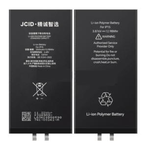 Batería para iPhone 15 High Capacity 3520 mAh sin flex JCID