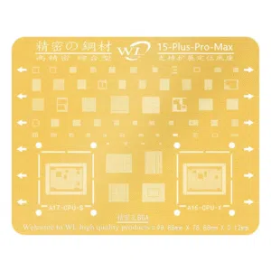 Stencil de Cpu y Circuitos Integrados para iPhone Serie 15 WL
