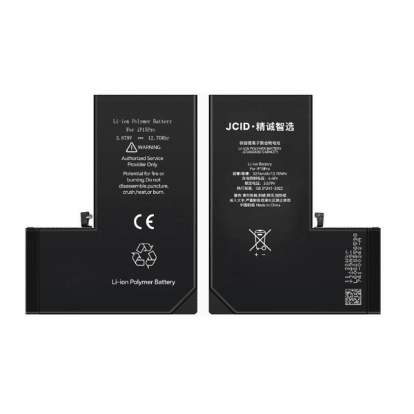 Batería de Diagnostico para iPhone 15 Pro High Capacity 3420 mAh JCID
