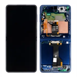 Pantalla Samsung Z Flip 7 con Marco Interior, Original de Máquina Pull
